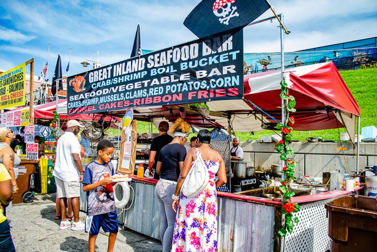 Great Inland Seafood Festival
When: Aug. 16 from 5-11 p.m., Aug. 17 from noon-11 p.m. and Aug. 18 from noon-9 p.m.
Where: Newport Festival Park, Newport
What: Despite the fact that we live hundreds of miles from any ocean, Cincinnatians will be able to enjoy a wide array of seafood at the Great Inland Seafood Festival, including whole Maine lobsters, shrimp, crab legs and crabcakes.
Who: Great Inland Seafood Festival
Why: If you're feeling extra adventurous (or rather, your stomach is), the festival also features a raw bar and other unique dishes that include shark and alligator.