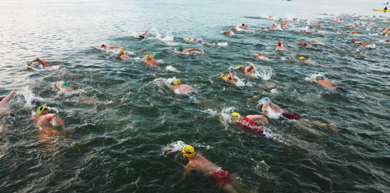 Bill Keating Jr. Great Ohio River Swim
When: Aug. 25 at 7 a.m.
Where: The swim launches from the Serpentine Wall and concludes at the Public Landing (435 E Mehring Way)
What: Officially named after Bill Keating Jr. — one of the first people to sign up for the inaugural event in 2007, who later lost a battle with brain cancer — the event is a fundraiser for local nonprofit Adventure Crew, which "connects city teens with nature." Swimmers will push off from downtown's Serpentine Wall and make their way across the river to Kentucky and back — about half a mile.
Who: Adventure Crew
Why: Get your heart racing for a good cause.