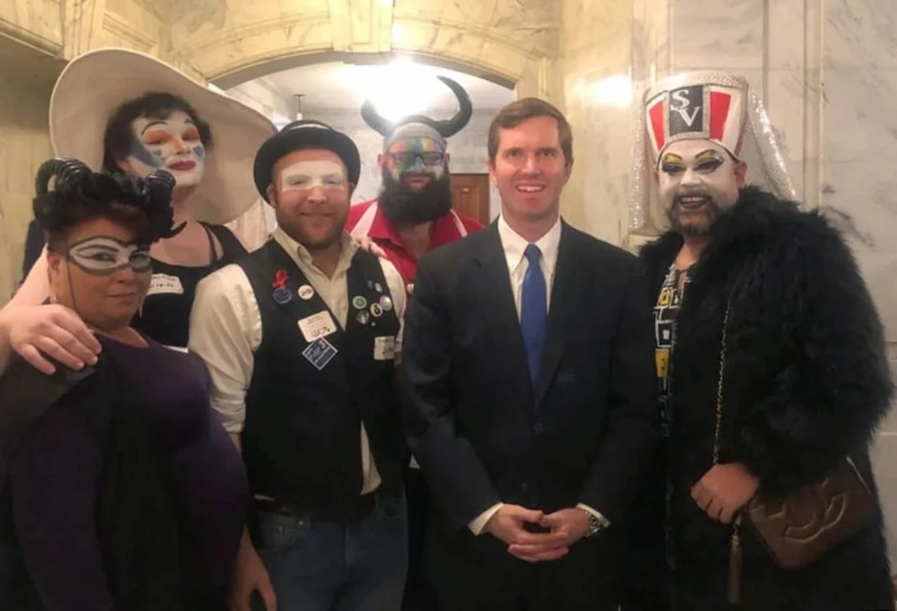 12. He Supports Trans Rights
Andy Beshear is one of the only white Christian men in politics who follows what his book preaches when it comes to taking care of marginalized groups, especially those in the LGBTQ+ community. Beshear has championed trans rights in Kentucky for years, even when it wasn’t the popular thing to do in a deeply conservative state, like when he punched back at a state senator for mocking him for taking a photo with the Derby City Sisters, a drag queen group dedicated to helping LGBTQ+ youth. He’s also vetoed many laws pertaining to transgender people in Kentucky, even if he’s been overruled by the supermajority in the Kentucky House and Senate.