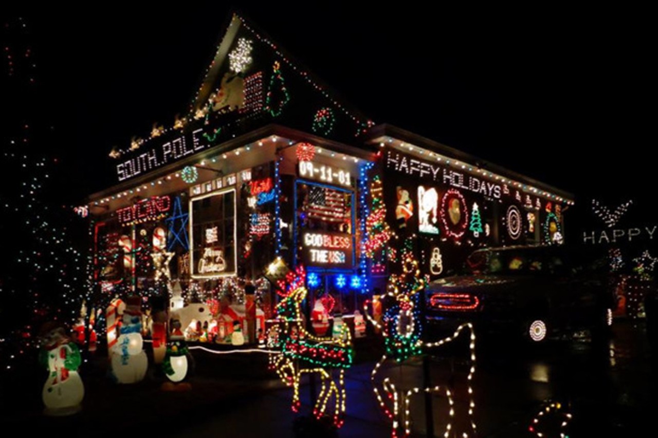 Zapfs Christmas Display
2032 W. Galbraith Road, North College Hill
Every Christmas, a slice of suburban North College Hill becomes awash in a glorious twinkling, festive glow. Zapf&#146;s Christmas Display has been lighting up the neighborhood since 1970, originally created by Bill "Santa Z" Zapf. After Bill died in 2008, his son &#151; who has the same name &#151; kept the tradition alive. Roll up to 2032 Galbraith Road and you&#146;ll be greeted by an an array of illuminated figures: reindeer, cheery snowmen, suited-up Santas and candy canes. Twinkling lights pepper trees and line the house&#146;s borders; even an iteration of A Christmas Story&#146;s infamous leg lamp glows in a window. Check the Zapfs Christmas Display Facebook page for hours. The display is typically up through Jan. 6.
Photo: Provided by Billy Zapf