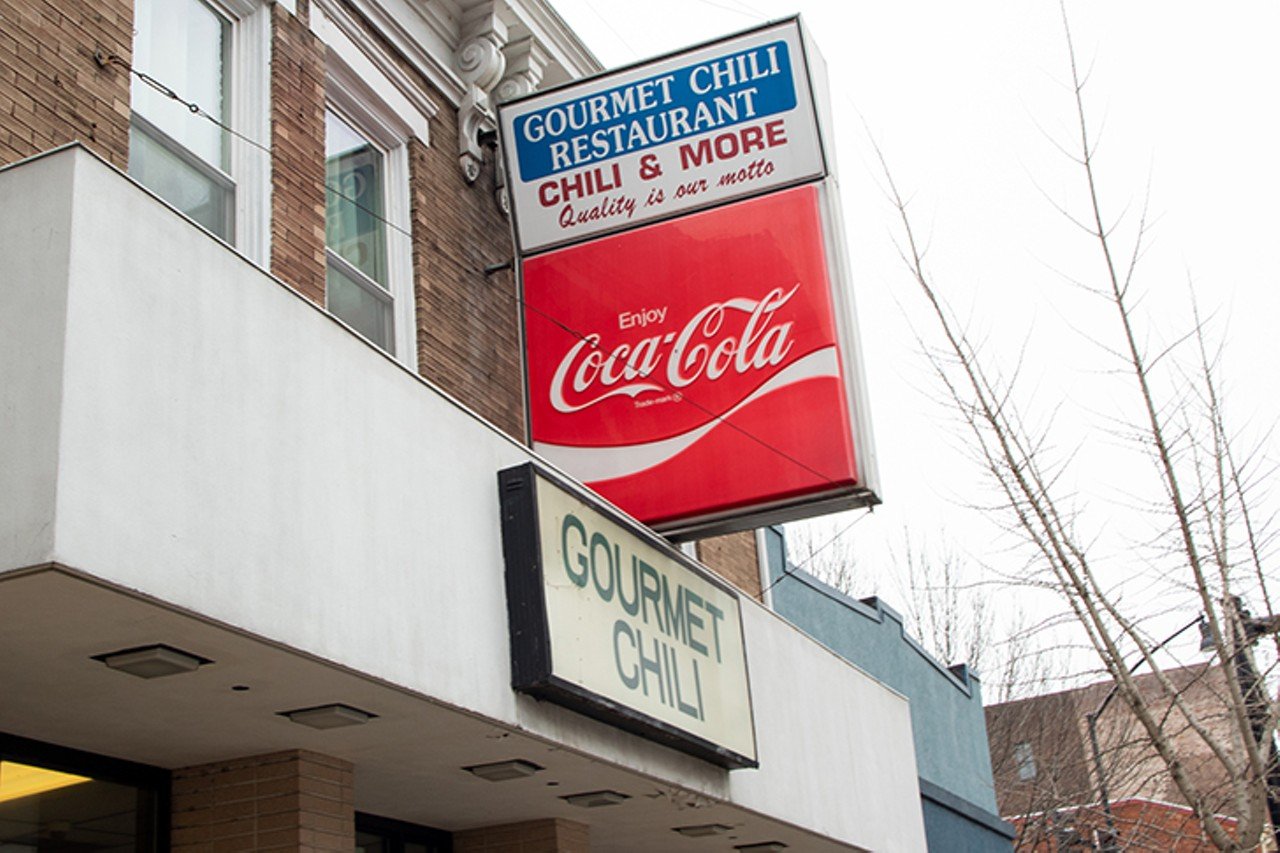 Gourmet Chili
843 Monmouth St., Newport
This unassuming chili spot tucked away on Newport's Monmouth Street serves up all-day breakfast, burgers, gyros and, of course, Cincinnati-style chili. They even offer a small menu of desserts, including baklava.