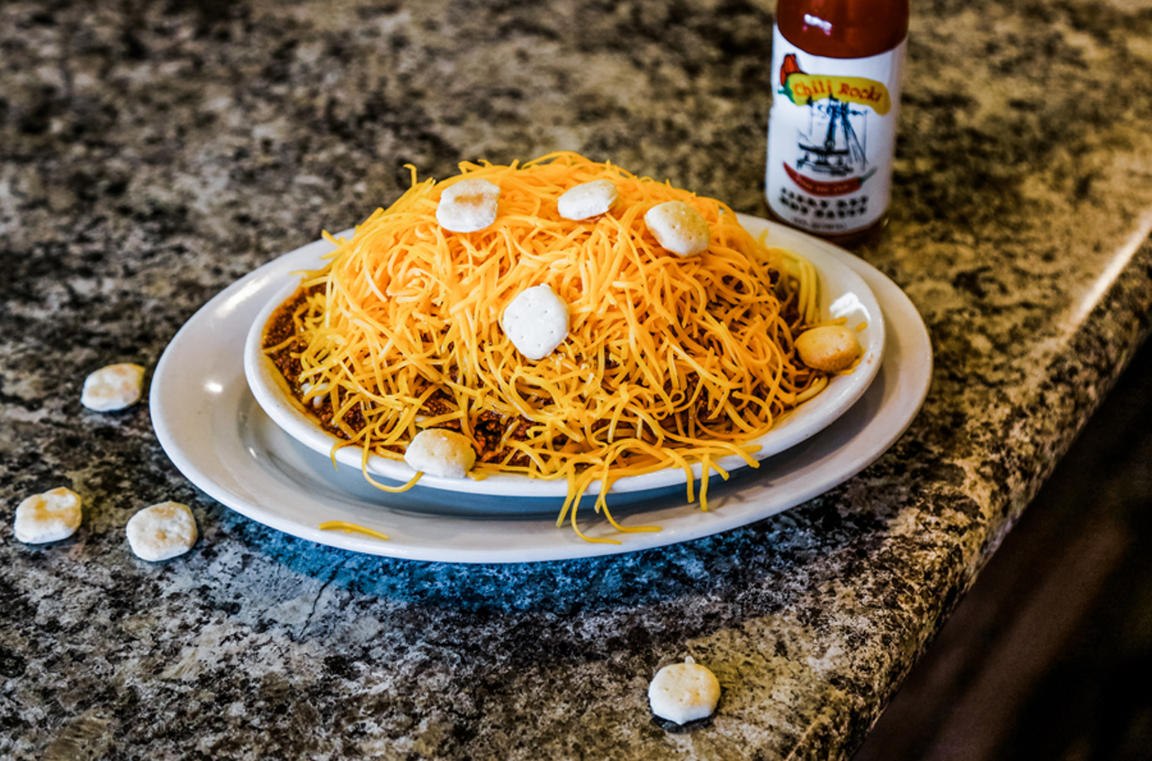 Cincinnati Chili Eating Contest
It should just be Cincinnati’s official sport at this point. Points are added for adding cheese, beans and/or onions, but they’ll be deducted if you spill any on your shirt. The gold medalist gets free coneys and ways from the chili parlor of their choosing for life.