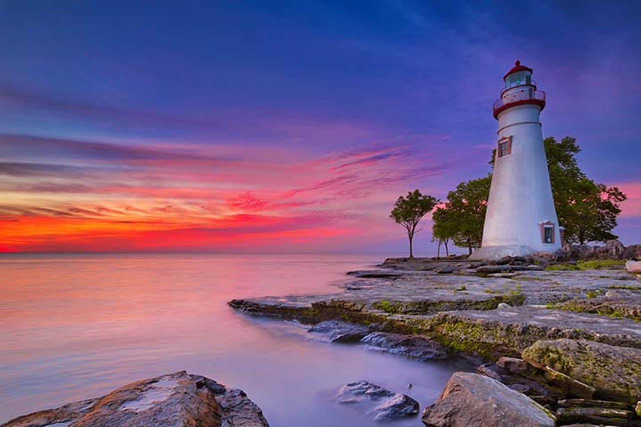 Marblehead, Ohio
Distance: 3 hours and 45 minutes 
Marblehead peninsula, dividing Lake Erie from Sandusky Bay, is home to the small village of Marblehead. This quaint lakefront hamlet is in a region known as “vacationland” for its sport fishing and boating community during the summer months. In the fall, Marblehead hosts the Lakeside-Marblehead Lighthouse Festival, which includes tours of the lighthouse, which has been operational since 1822, as well as the Wolcott Keeper’s House; live entertainment, crafts for kids, a pumpkin-decorating contest, artisan vendors, a farmers market, hayrides and more. You’re also just 20 minutes from Cedar Point and its HalloWeekends.