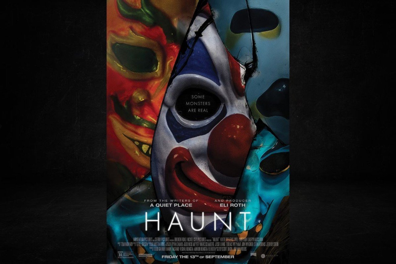 Haunt (2019)
Set on Halloween night, slasher film Haunt stars Katie Stevens, Will Brittain and Lauryn McClain, who play a group of friends who venture into a haunted house promising to expose them to their darkest fears. Little do they know the haunted house performers have evil intentions and they may not make it out alive. Filming locations included the University of Cincinnati, as well as spots throughout Covington, Newport and California, Kentucky.