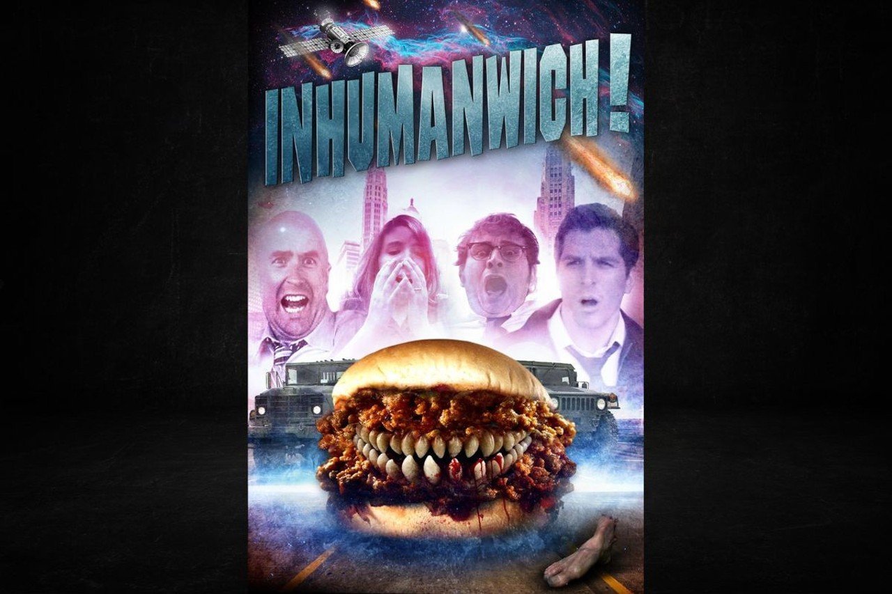 Inhumanwich! (2016)
Created by Cincinnati writer and filmmaker David Cornelius, sci-fi horror flick Inhumanwich! follows the terror wrought by an astronaut who is transformed into a sentient meat blob that devours everything in its path after a radioactive disaster in space. The movie was shot in locations across Cincinnati, West Chester and Batavia.