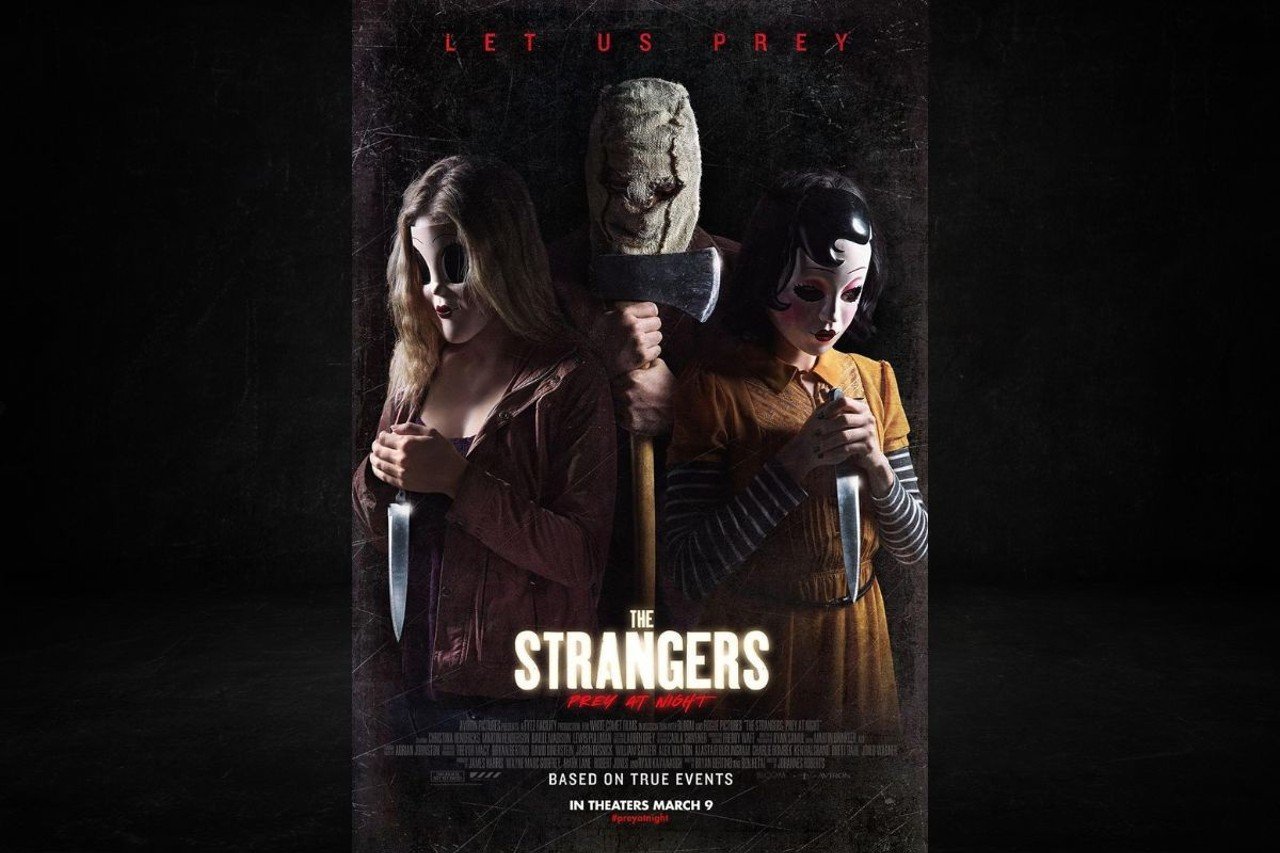 The Strangers: Prey at Night (2018)
This sequel to the popular 2008 horror thriller The Strangers starred Christina Hendricks, Martin Henderson, Bailee Madison and Lewis Pullman as a family of four that goes to stay in a remote trailer park in Ohio and ends up being hunted by a group of masked killers. Filming locations around Greater Cincinnati included Covington and Kincaid Lake State Park in Falmouth.