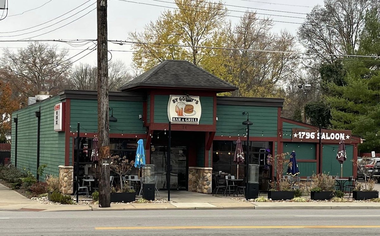 By Golly’s Bar & Grill: The Mike Burger
714 Lila Ave., Milford
Who it’s named after: Mike Mills, the chief of police in Clermont County’s Miami Township
The burger: Served with cheddar, queso, bacon and sweet BBQ sauce.