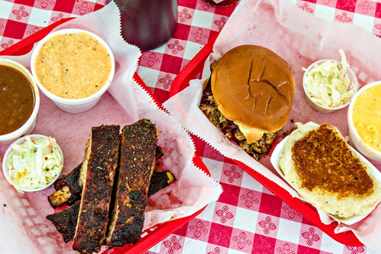 Eli&#146;s BBQ Pulled-Pork Sandwich
3313 Riverside Drive, Columbia Tusculum; 133 W. Elder St., Over-the-Rhine
Originally started in 2011 as a pop-up on Fountain Square, Eli&#146;s specialty, the pulled-pork sandwich, is a good intro to his amazing homemade barbecue sauce. You can move on from there to hickory-smoked ribs, smoked turkey or an all-beef hot dog topped with pulled-pork crispins and coleslaw. Try the mac and cheese, mashed potatoes, baked beans or the jalape&ntilde;o corn bread. 
Photo: Hailey Bollinger