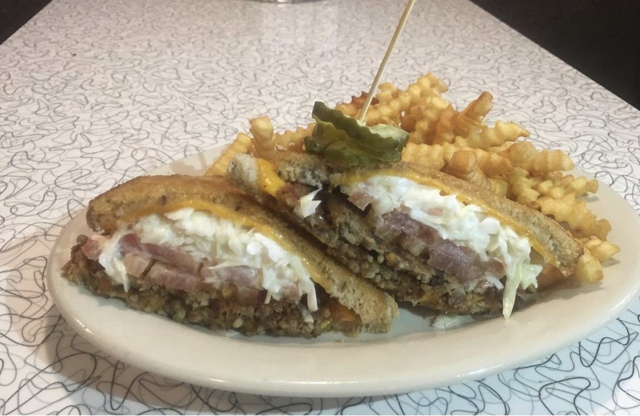 Caviar Sandwich at Blue Ash Chili
9525 Kenwood Road, Blue Ash; 11711 Princeton Pike, Tri-County
Open since 1969, Blue Ash Chili is a Cincinnati chili parlor that takes things a step further with not only 3- 4- and 5-Ways, but also a 6-Way with fresh or fried jalapeno. The diner also serves up the Cincinnati Caviar sandwich, layered with Glier&#146;s goetta, coleslaw, tomato and cheddar cheese on grilled rye. 
Photo: instagram.com/blueashchili