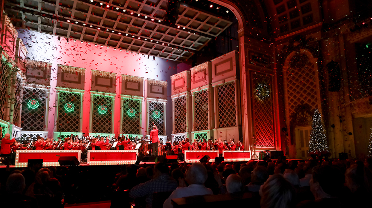 Holiday Pops at Music Hall
1241 Elm St., Over-the-Rhine
John Morris Russell conducts the Cincinnati Pops, with additional appearances by the May Festival Youth Chorus, QKidz Dance Team and local high school ensembles, in a program of winter and holiday hits.   
Holiday Pops runs Dec. 8-10.