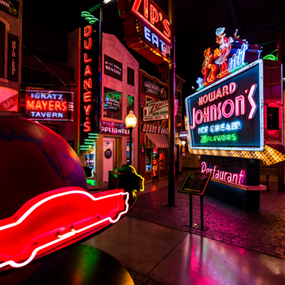 Bask in the Neon Glow of the American Sign Museum1330 Monmouth Ave., Camp WashingtonThis one-of-a-kind museum dedicated to the art and history of commercial signs and sign-making holds the stories of a not-often-seen side of American history. You can wander through the American Sign Museum’s collection and ever-present neon glow to learn more about these stories, as well as see what goes into preserving or restoring old signs.