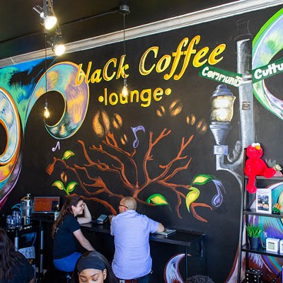 BlaCk Coffee Lounge824 Elm St., DowntownThis coffee shop is from the owners of BlaCk OWned. Their popular house “Wakanda” blend is a mix of Ethiopian, Rwandan and Brazilian beans, and you can even buy a bag of it to brew at home (U.S. vice president Kamala Harris enjoyed the Wakanda blend during a 2021 visit). They also offer bag and brewed teas, cold-pressed juices and other coffee drinks like espresso, cappuccinos, lattes and macchiatos, which can all be made with non-dairy milk alternatives. If you're hungry, their small menu features sandwiches and pastries.