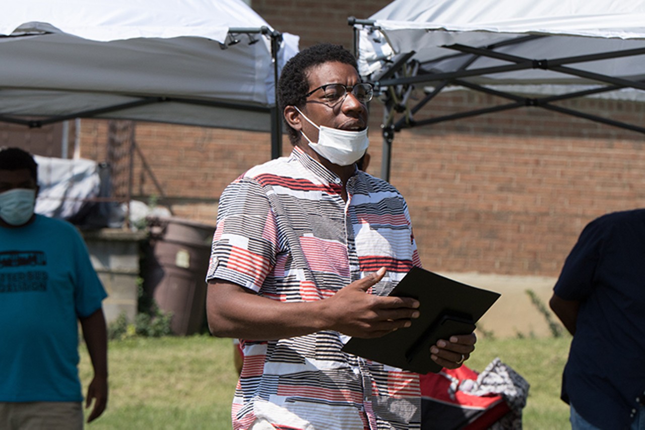 Daronce Daniels, a co-founder of The Heights Movement and also a Lincoln Heights Council Member