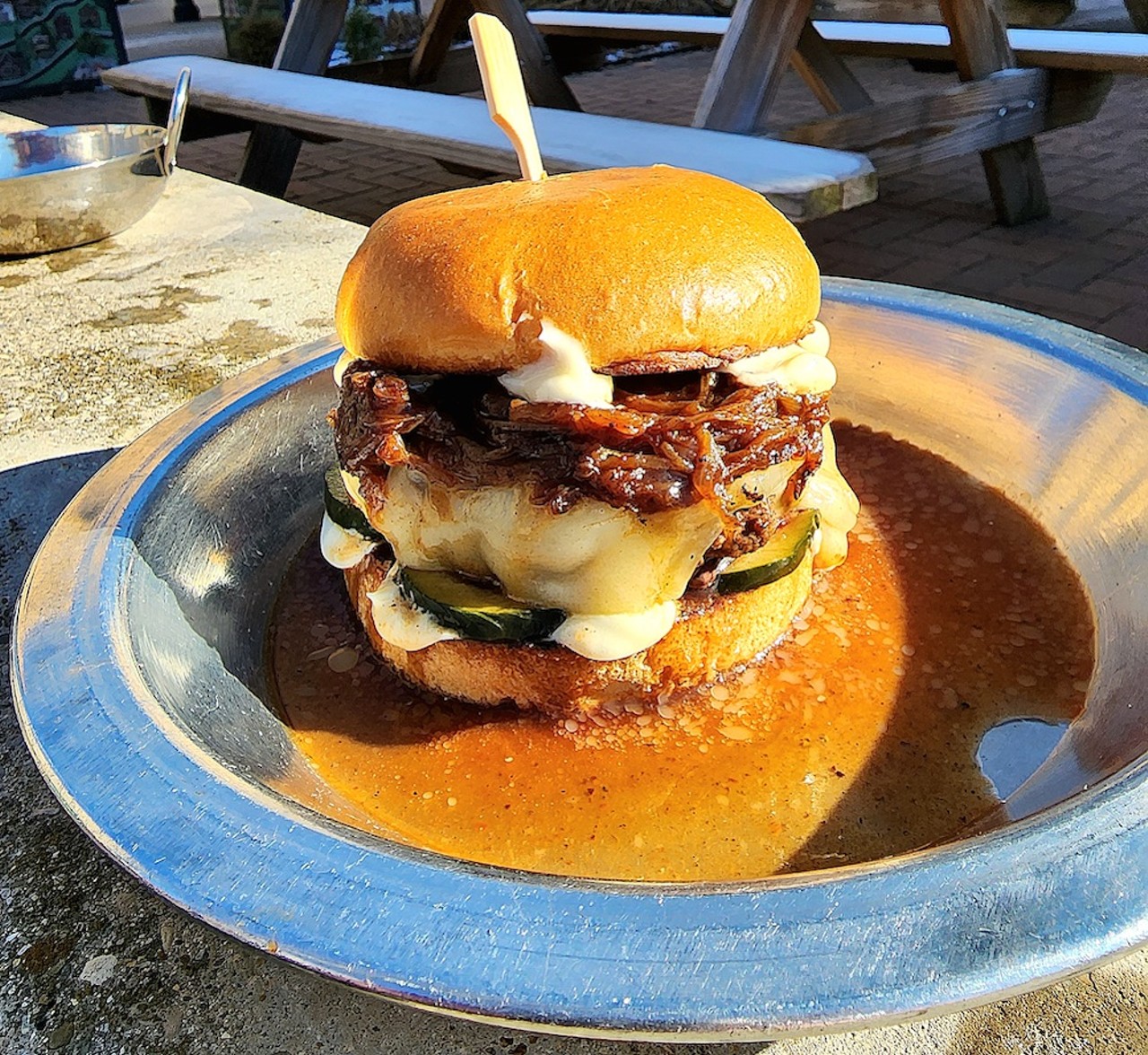 Rich's Proper Food and Drink
701 Madison Ave., Covington
French Onion Proper Burger: 6-oz. smashburger, caramelized onions, gruyère cheese, roasted garlic aioli, house pickles and red wine demi-glace.