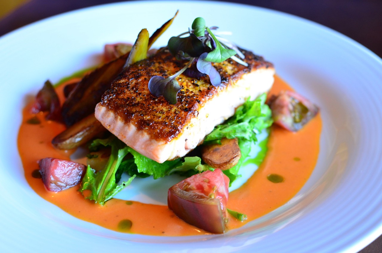 Embers 
8170 Montgomery Road, Kenwood
$46 // 3-Course Dinner
Second course option: Verlasso salmon- Yukon gold Smash, Haricot vert, leeks, tomato, fried capers, brown butter