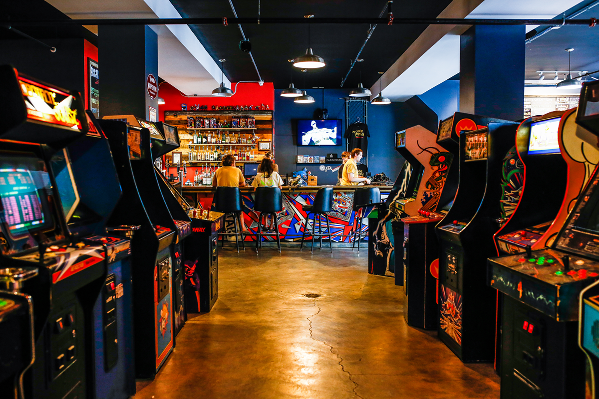 Image: Best Arcade and Drink Curation Inside a Bar