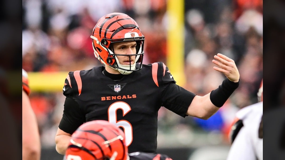 Cincinnati Bengals backup quarterback Jake Browning