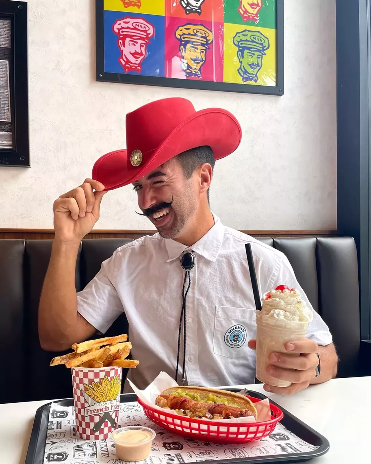 Housed in Revolution Rotisserie's old location, Milkman's mix of new and old-school styles creates a cheeky and fun atmosphere.