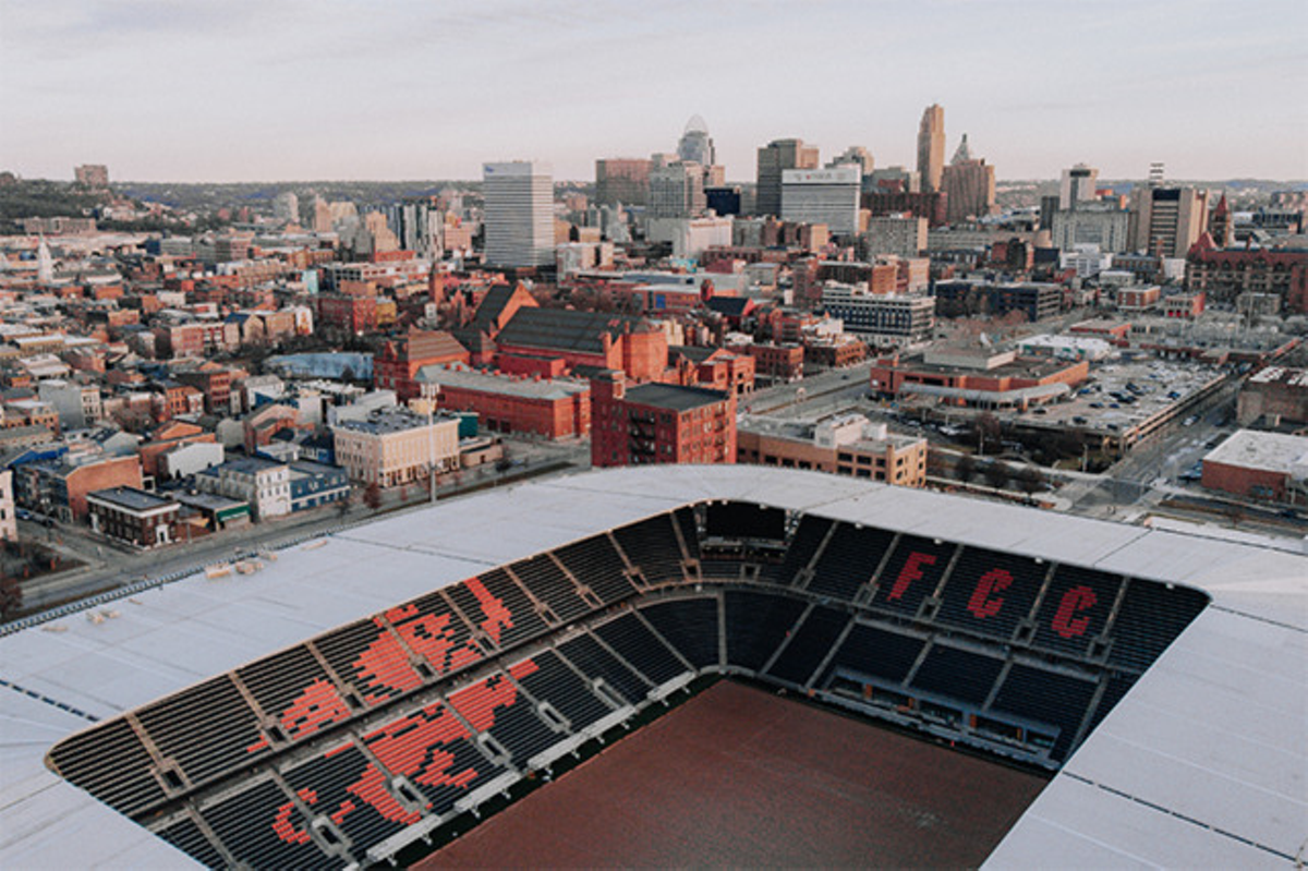 TQL Stadium in Cincinnati's West End
