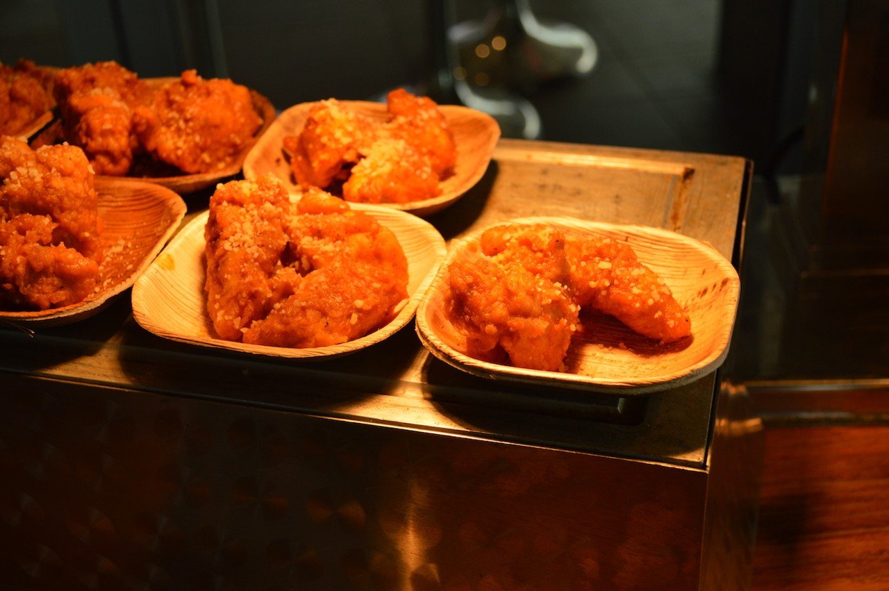 Wings & Rings Medium Garlic Boneless Chicken Wings
If you're craving wings, visit the new grab-and-go marketplace, Food Hub, to find concessions like Wings & Rings.