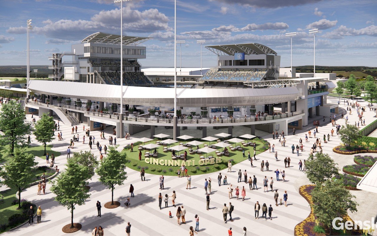 The reimagined Cincinnati Open campus' Center Court.