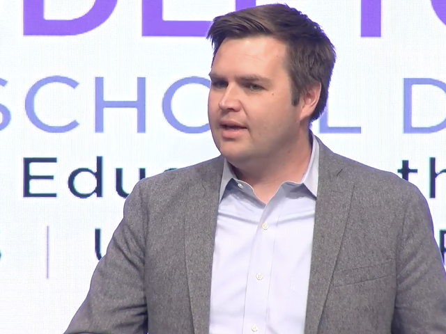 J.D. Vance addressed the graduates of Middletown High School during the 2017 commencement ceremony.