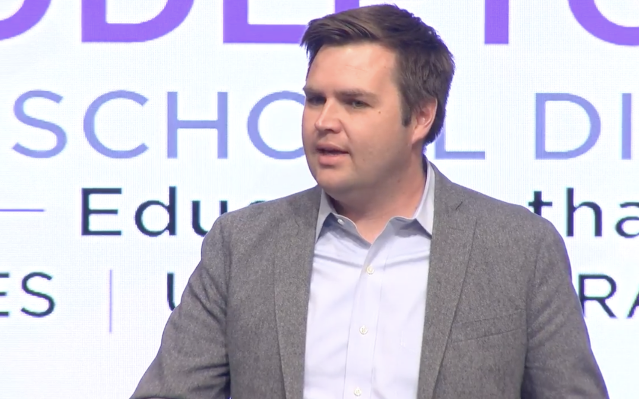 J.D. Vance addressed the graduates of Middletown High School during the 2017 commencement ceremony.