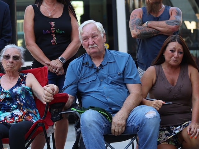 Lois Morrow, 76, (left); Douglas Morrow, 79, (middle); Stacie Morrow-Stickrod (right).