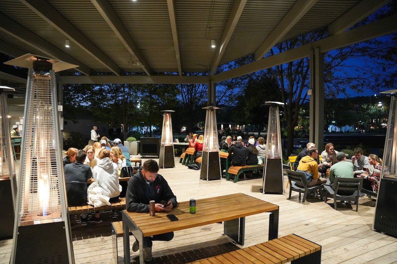 The Porch at Washington Park
1230 Elm St., Over-the-Rhine
Located in Washington Park, The Porch is an outdoor bar and gathering place with beer, seltzers and liquor from local brands like Boone County Distillery, Rhinegeist and Fifty West. In the colder months, standing heaters keep guests nice and toasty.