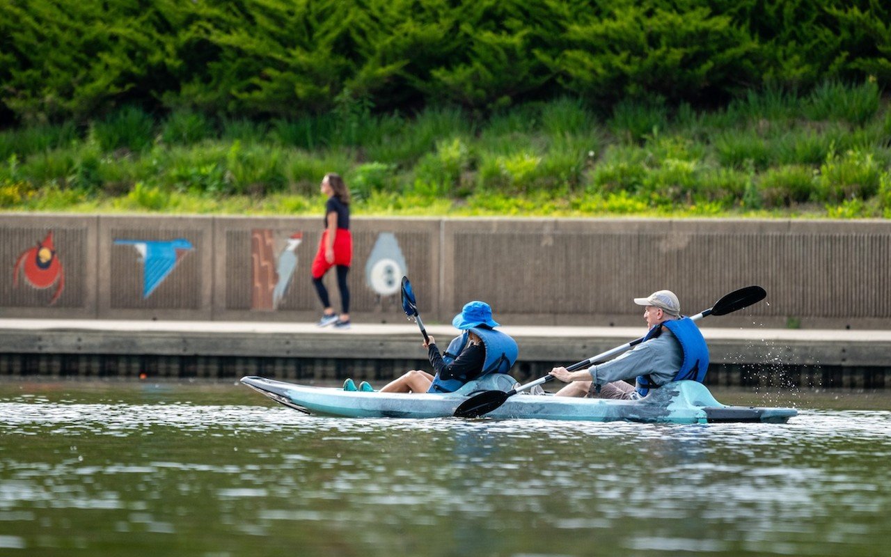 Kayakers at Winton Woods