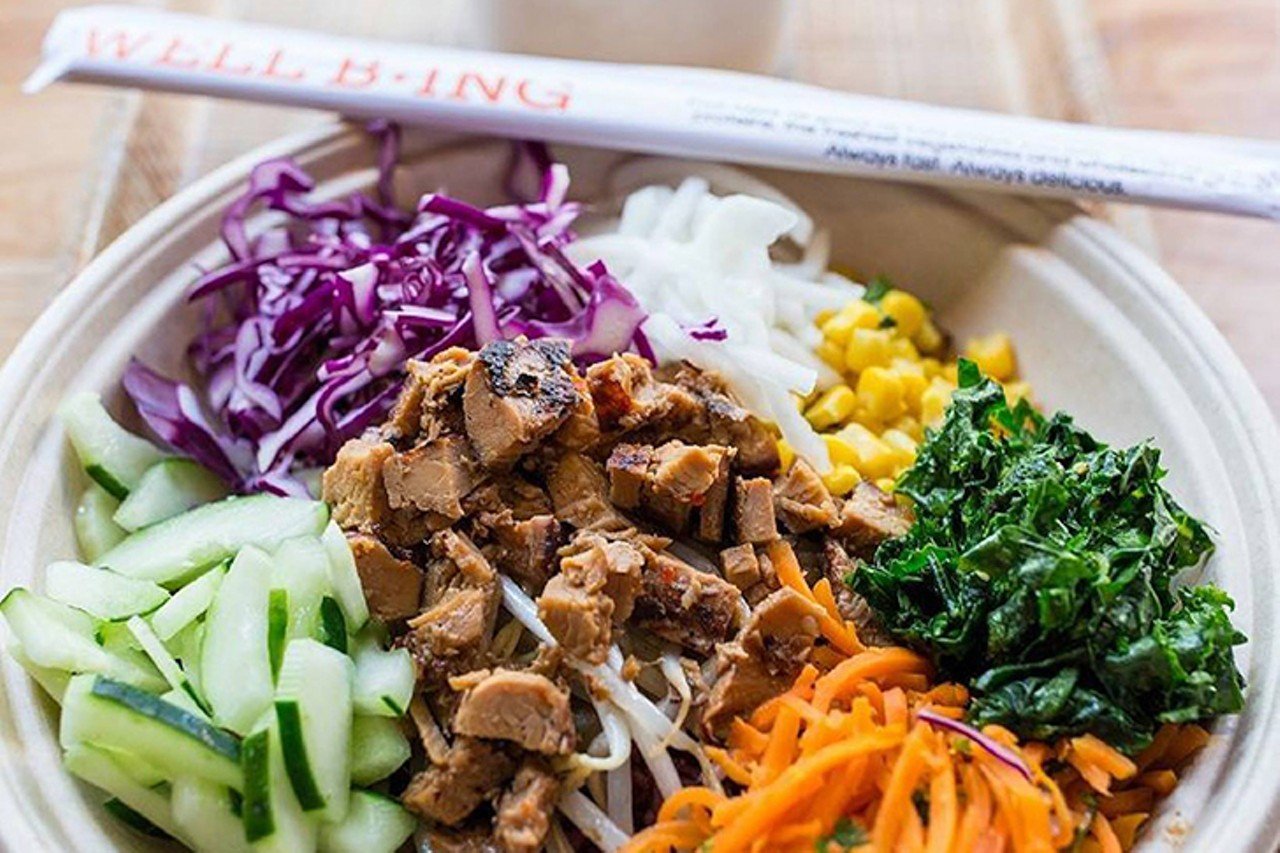 No. 2 Best Korean Restaurant: BIBIBOP
Multiple locations
https://www.bibibop.com/locations/
Must Try: BIBIBOP Fan Favorite Bowl: Featuring sweet potato noodles, purple rice, chicken, broccoli, potatoes, carrots, cheese, corn and Yum Yum sauce.