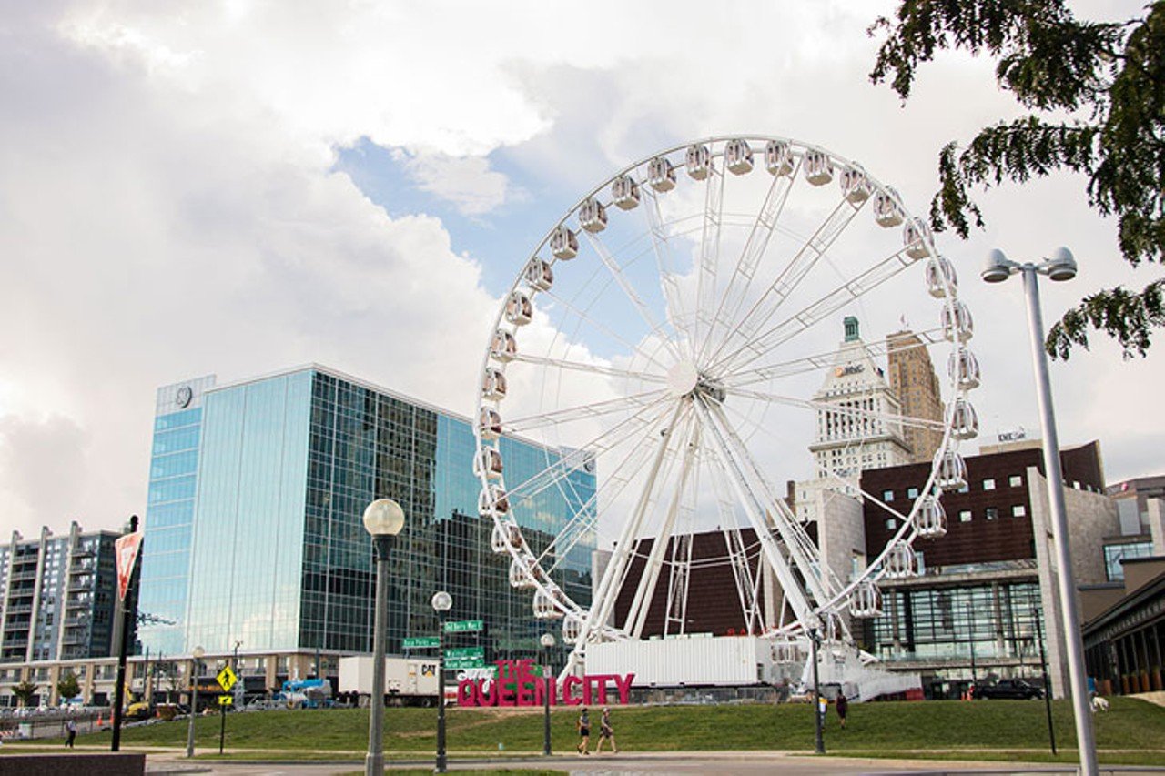 “FERRIS WHEEL” -u/Flimsy-Ad2124
Cincinnati and Newport were once going to have dueling Ferris wheels. SkyStar brought its Ferris wheel to Cincinnati’s riverfront in 2018, and for a little while there were plans to make the wheel a permanent addition to The Banks. Around that same time, Newport announced it would also be building a Ferris wheel at the Levee. Then, the pandemic hit; SkyStar took its Ferris wheel back and Newport’s mayor said the pandemic-decimated economy dried up plans for their own wheel.