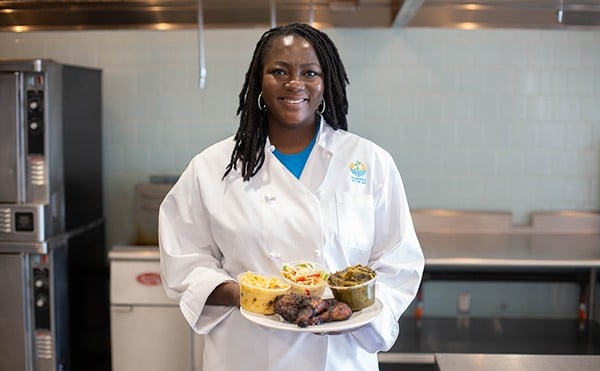 Ebony Williams, owner of Jamaican soul food restaurant Flavors of the Isle.