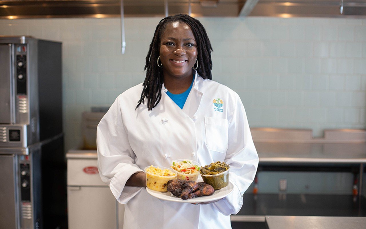 Ebony Williams, owner of Jamaican soul food restaurant Flavors of the Isle.