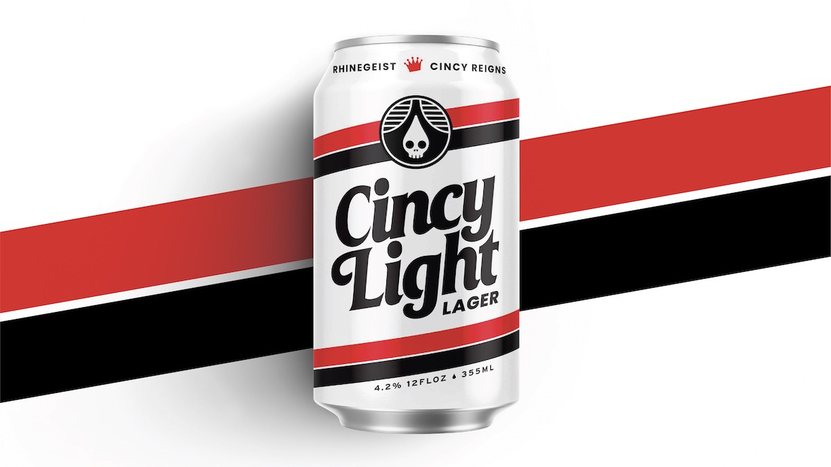 Cincy Light is a collaboration between Rhinegeist Brewery and name, image and likeness organization Cincy Reigns.