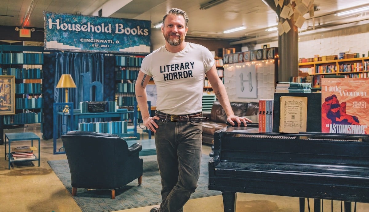 Owner Bobby Minelli inside Household Books