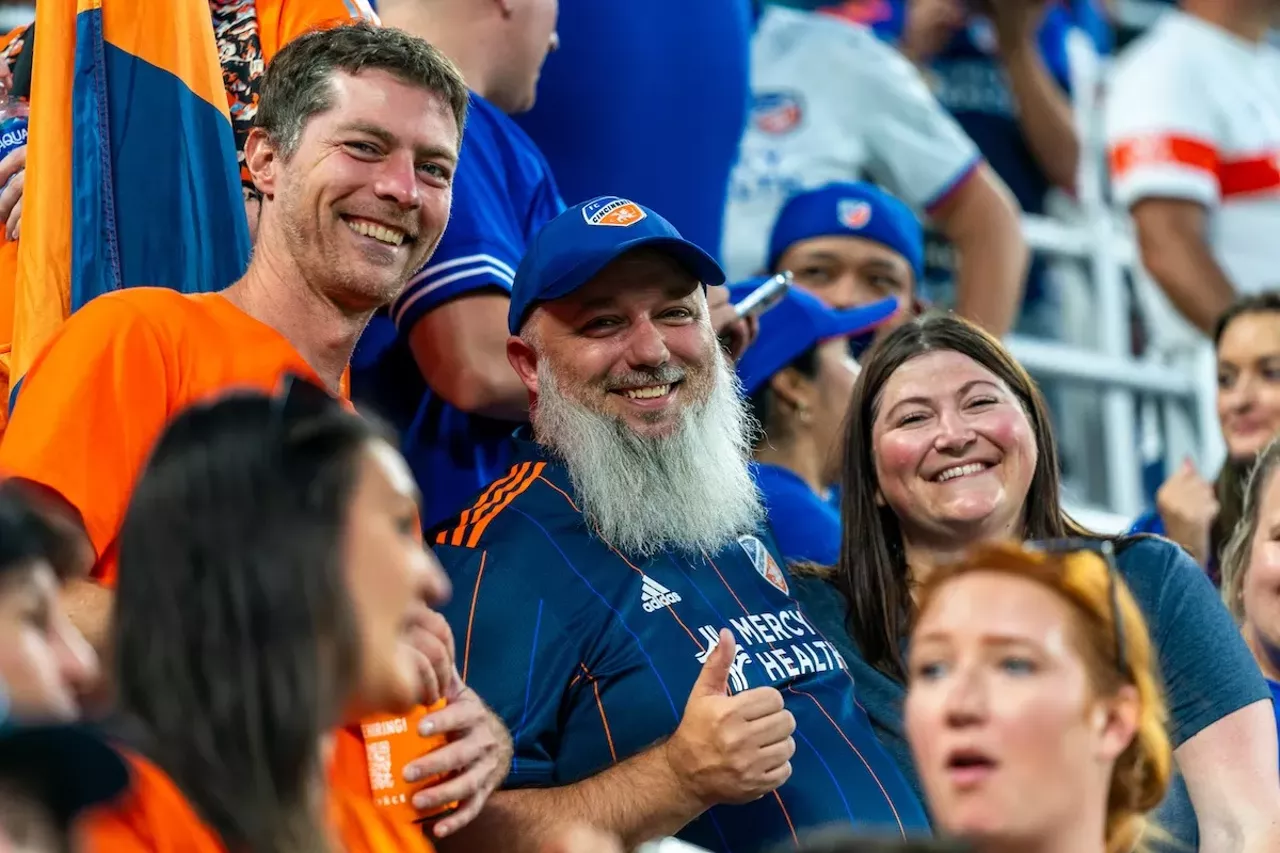 Fans cheer on FC Cincinnati | FC Cincinnati vs. Santos Laguna | Aug. 9, 2024