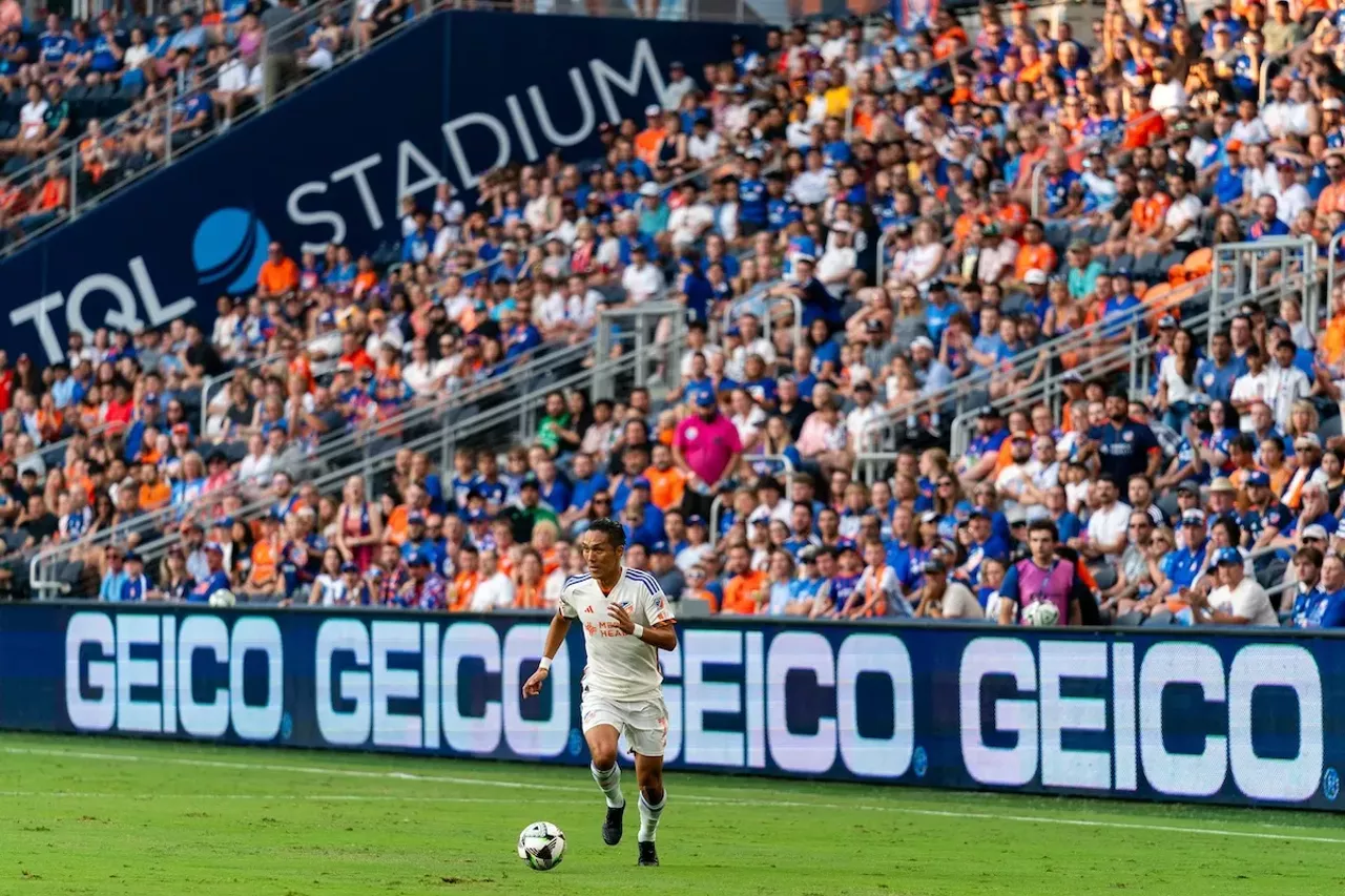 Yuya Kubo makes a break down the sideline | FC Cincinnati vs. Santos Laguna | Aug. 9, 2024