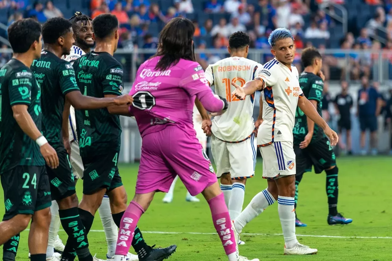 Yamil Asad extends an apologetic hand | FC Cincinnati vs. Santos Laguna | Aug. 9, 2024