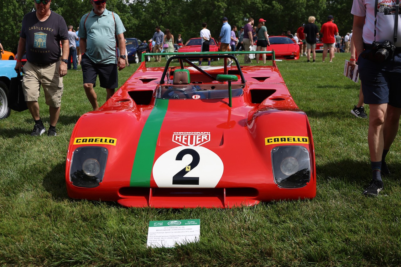 A close-up of a car at the 46th annual Cincinnati Concours d’Elegance car show on Sunday, June 9, 2024.