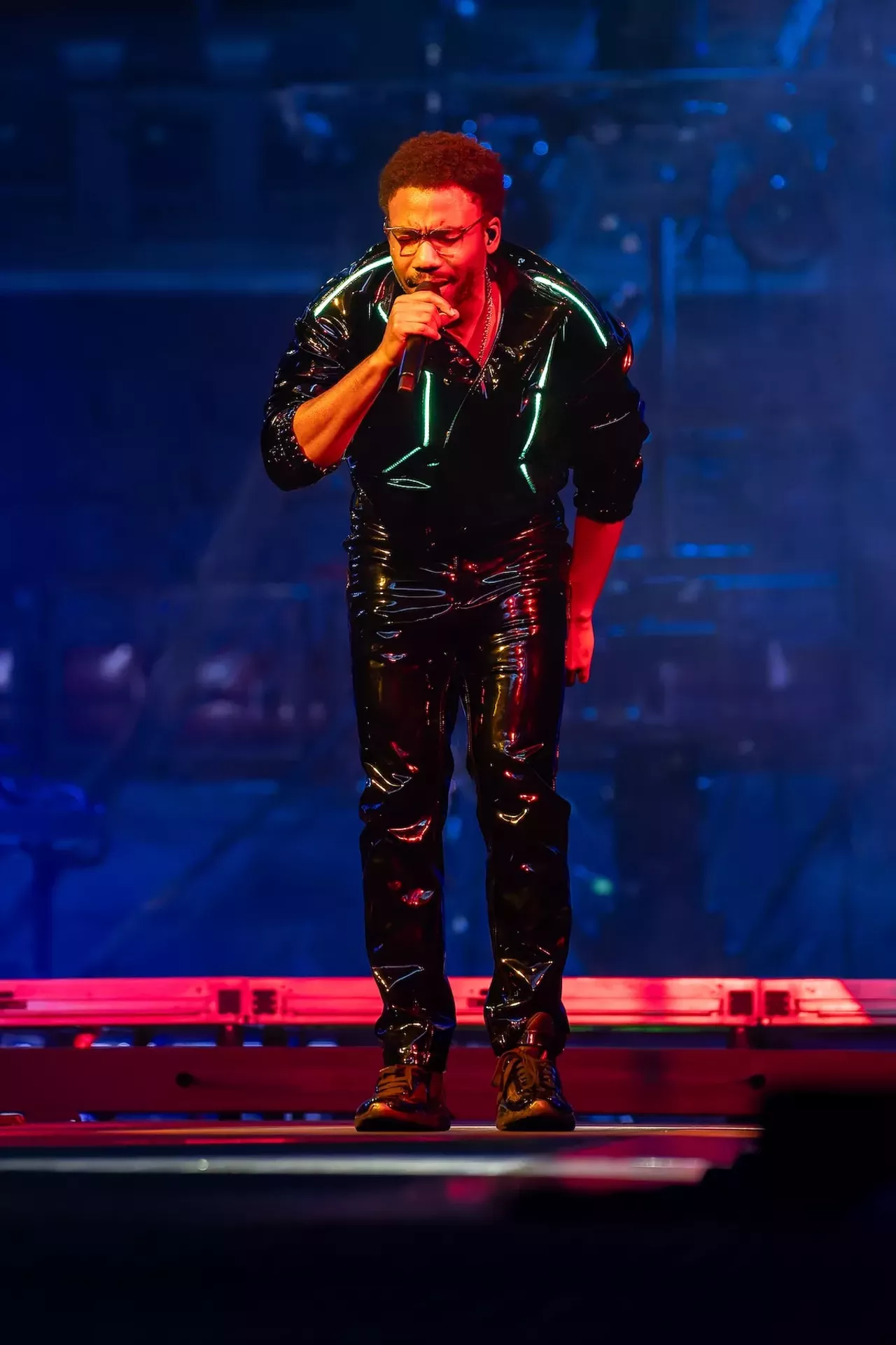 Childish Gambino performing at the Schottenstein Center on Aug. 15