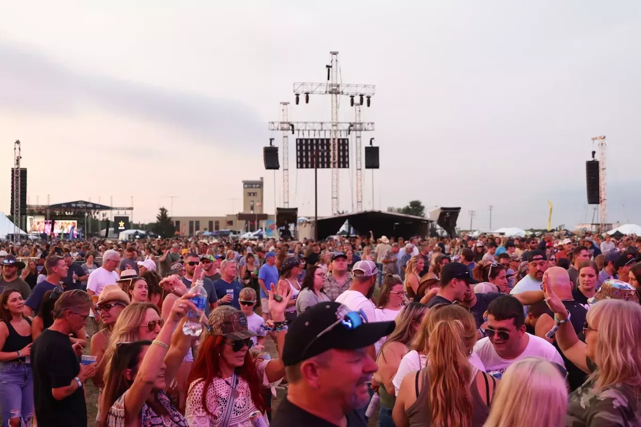 Fans at the Voices of America Country Music Festival on Aug. 8, 2024