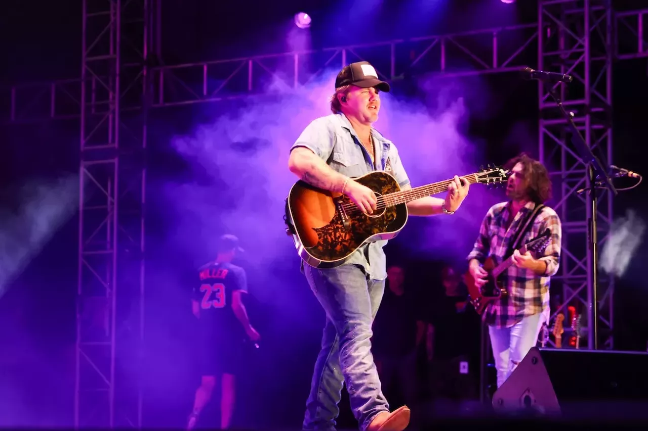 Ernest performing during the Voices of America Country Music Festival on Aug. 8, 2024