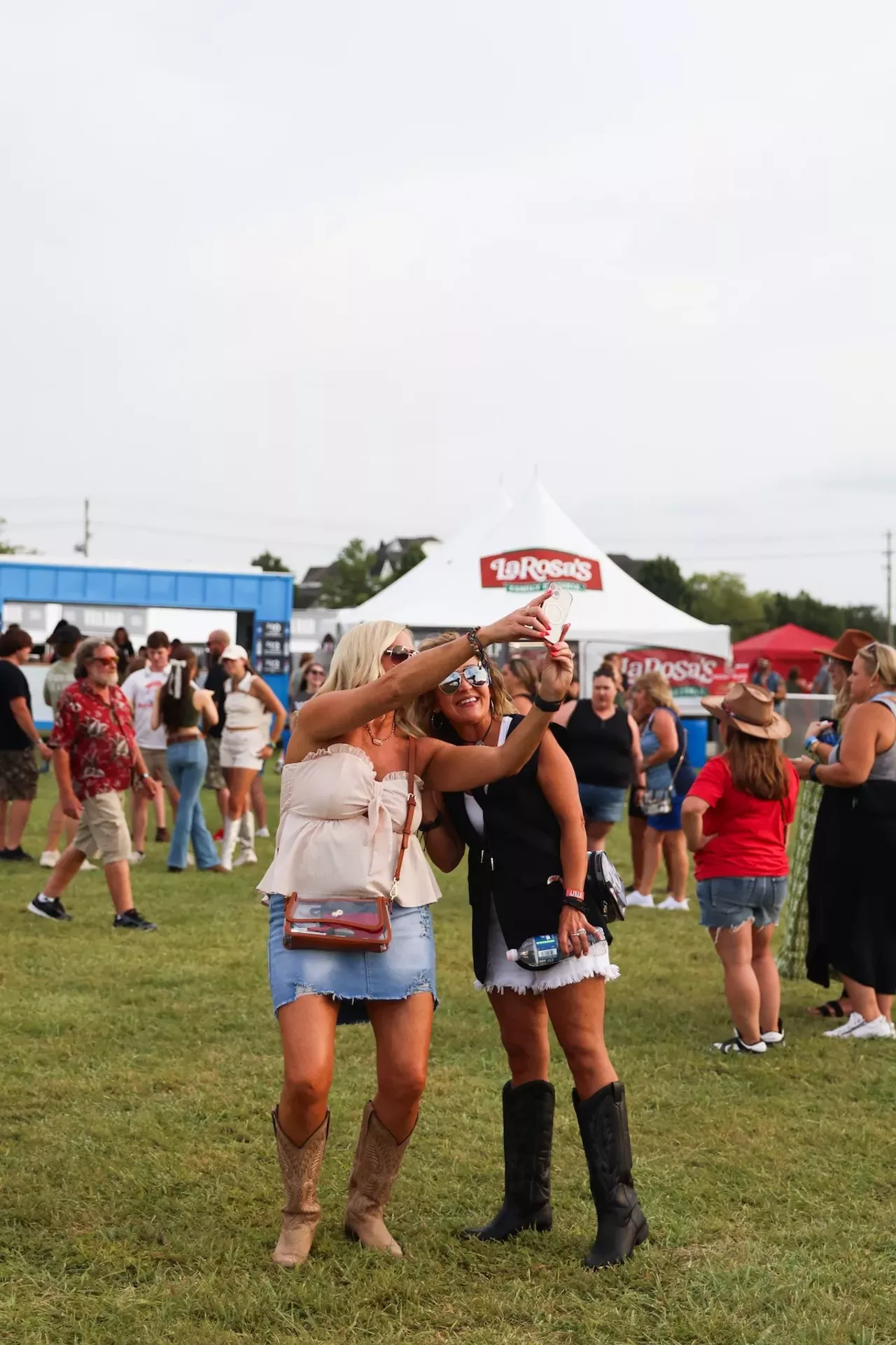 Fans at the Voices of America Country Music Festival on Aug. 8, 2024