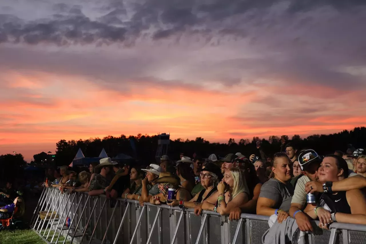 Fans at the Voices of America Country Music Festival on Aug. 8, 2024