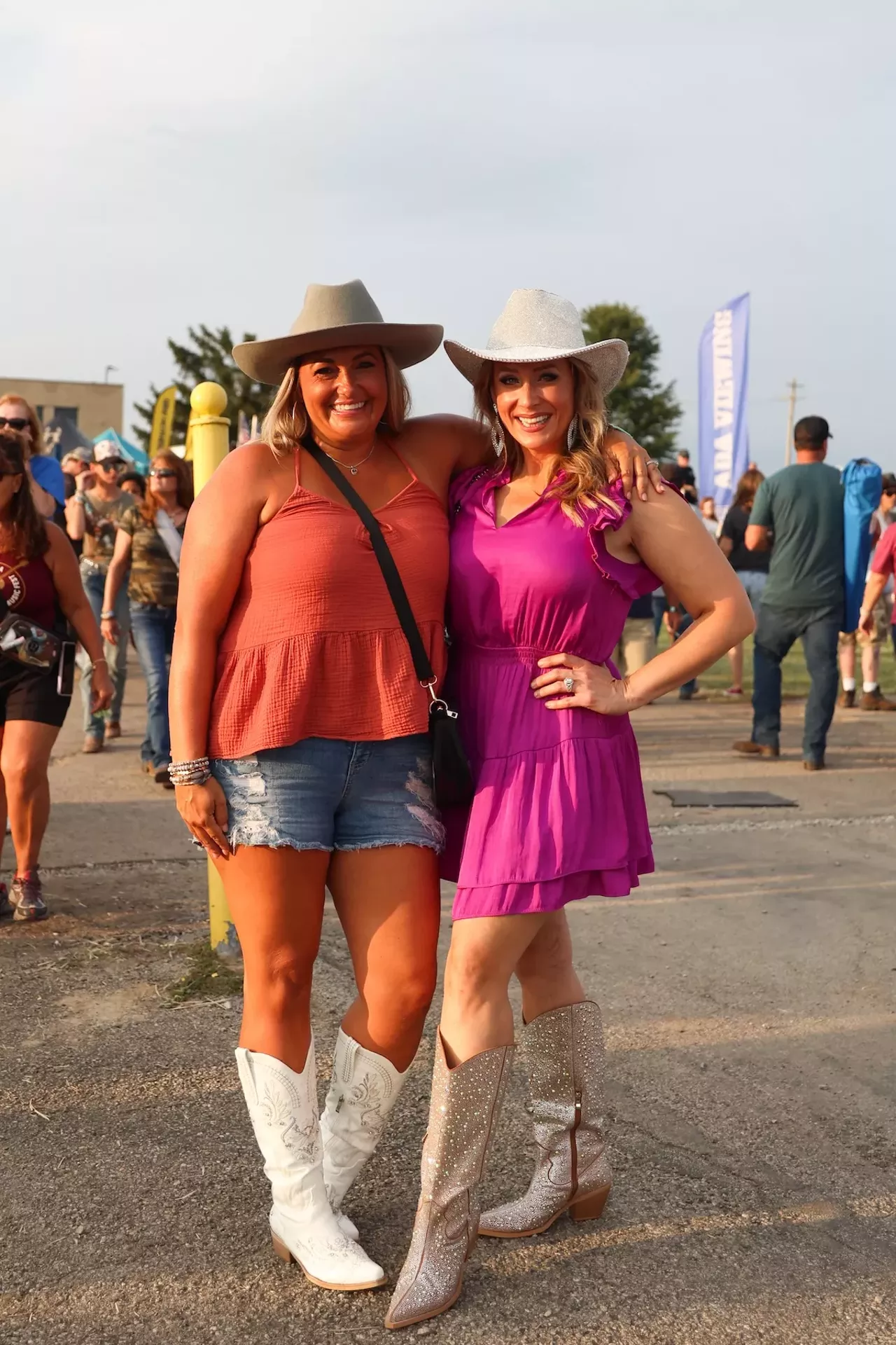 Fans at the Voices of America Country Music Festival on Aug. 8, 2024