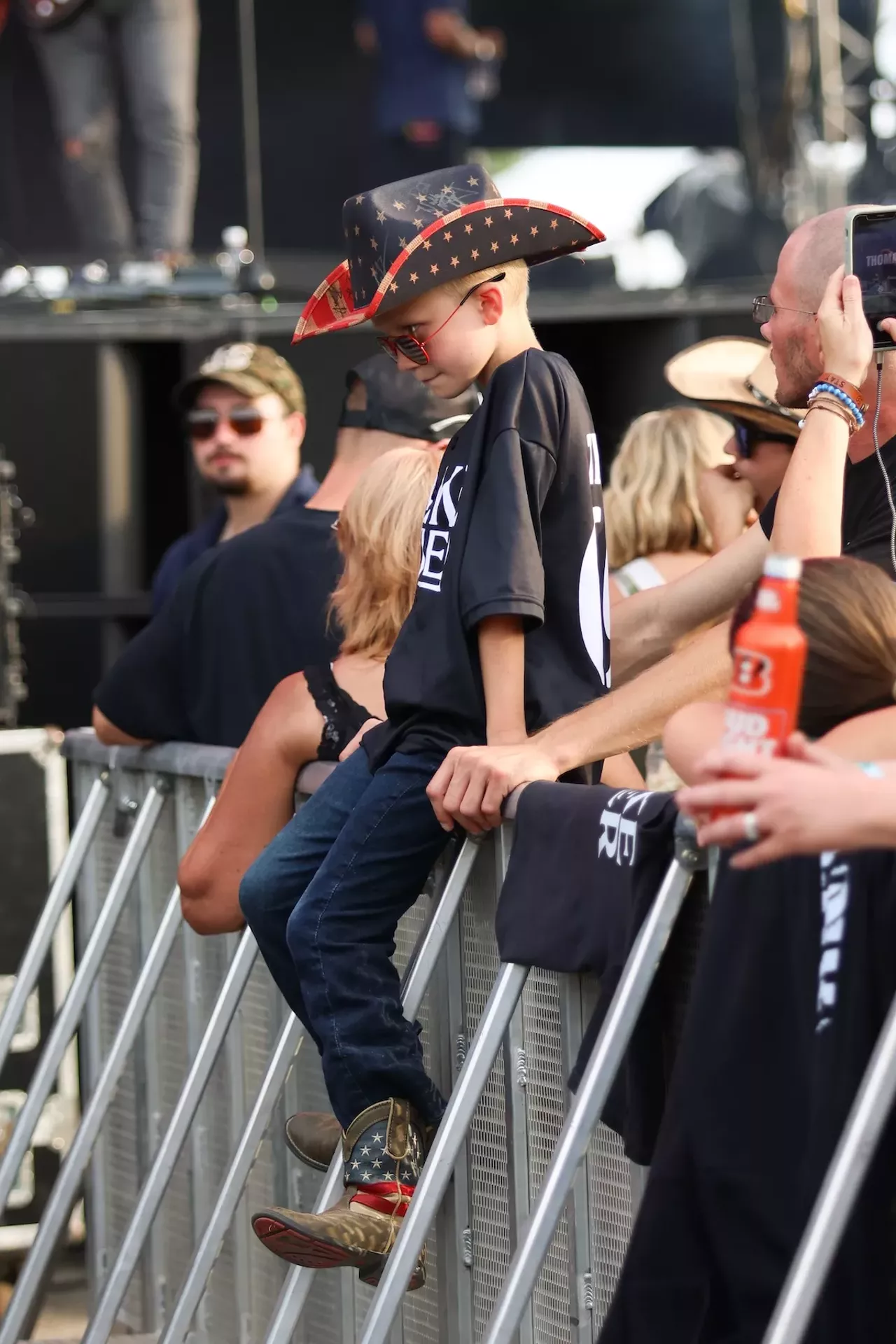 Fans at the Voices of America Country Music Festival on Aug. 8, 2024