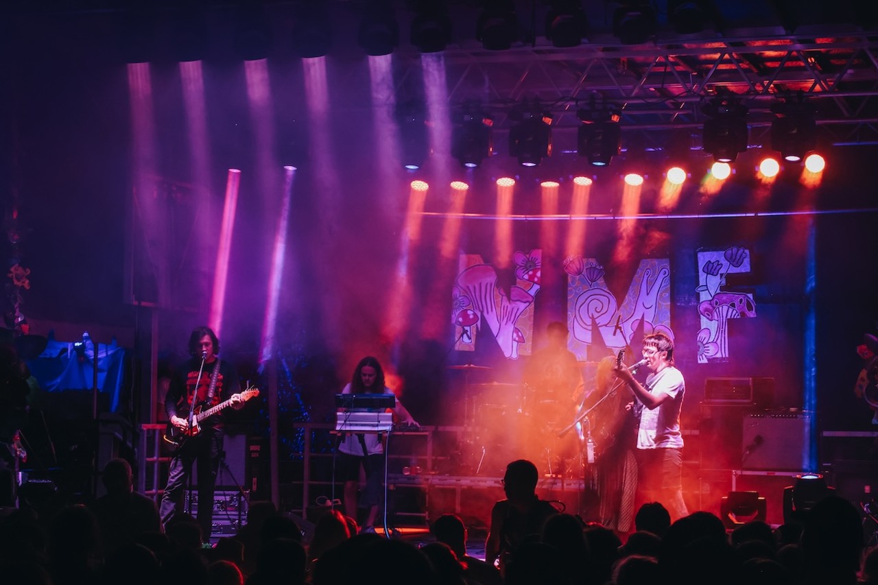 Frankie and the Witch Fingers performing at the 2024 Nelsonville Music Festival