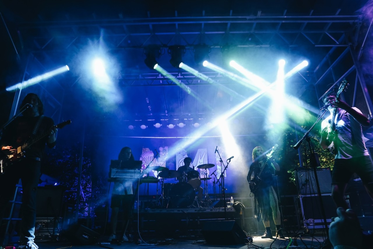 Frankie and the Witch Fingers performing at the 2024 Nelsonville Music Festival