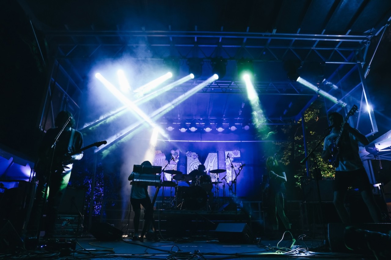 Frankie and the Witch Fingers performing at the 2024 Nelsonville Music Festival